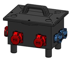 Mobile distribution box type 6700