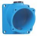 Metal wall plinth for DS F400, angle 30°, M50 thread (without cable gland)