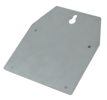 Mounting plate, diagonal, rust-free A2, for type 1812