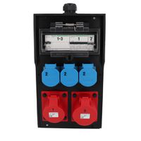 Hard rubber distributor box, type 7300, black