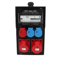 Hard rubber distributor box type 7300, black