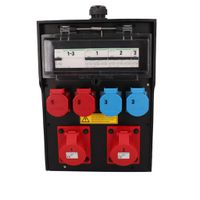 Hard rubber distributor box type 7400, black