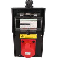 Hartgummiverteiler Typ 7200, schwarz