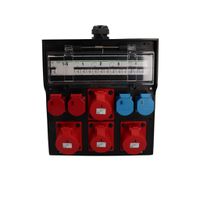 Hard rubber distributor box type 7700, black