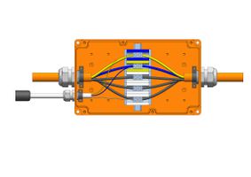 Scatola di derivazione in poliestere FE180/E30 tipo 3018