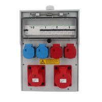 Hard rubber distributor box type 7400, grey