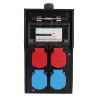 Hartgummiverteiler Typ 7200, schwarz