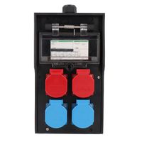 Hartgummiverteiler Typ 7200, schwarz