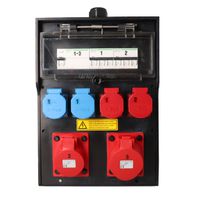 Hard rubber distributor box type 7400, black