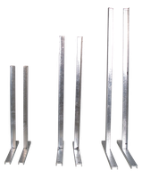 Jeux de supports zingué h=600mm