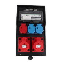 Wall mounted hard rubber distributor box, type 7300,