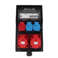 Hard rubber distributor box type 7300, black